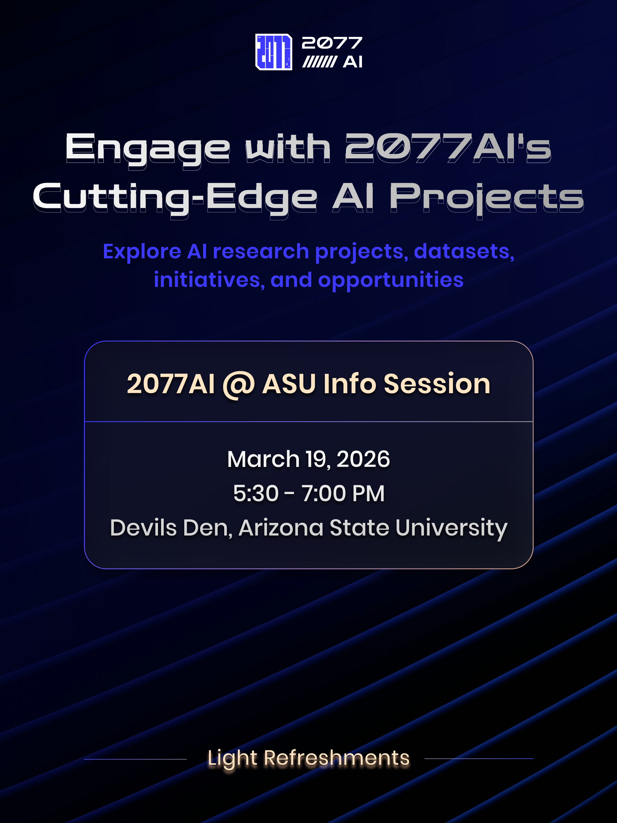 2077AI @ ASU: Intro Info Session & Community Kickoff cover