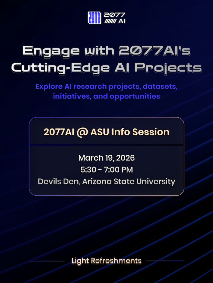 2077AI @ ASU: Intro Info Session & Community Kickoff cover